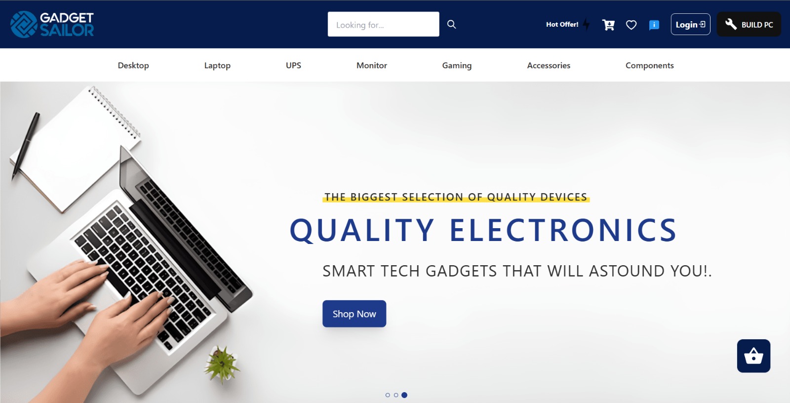 Gadget Sailor - E-commerce Platform